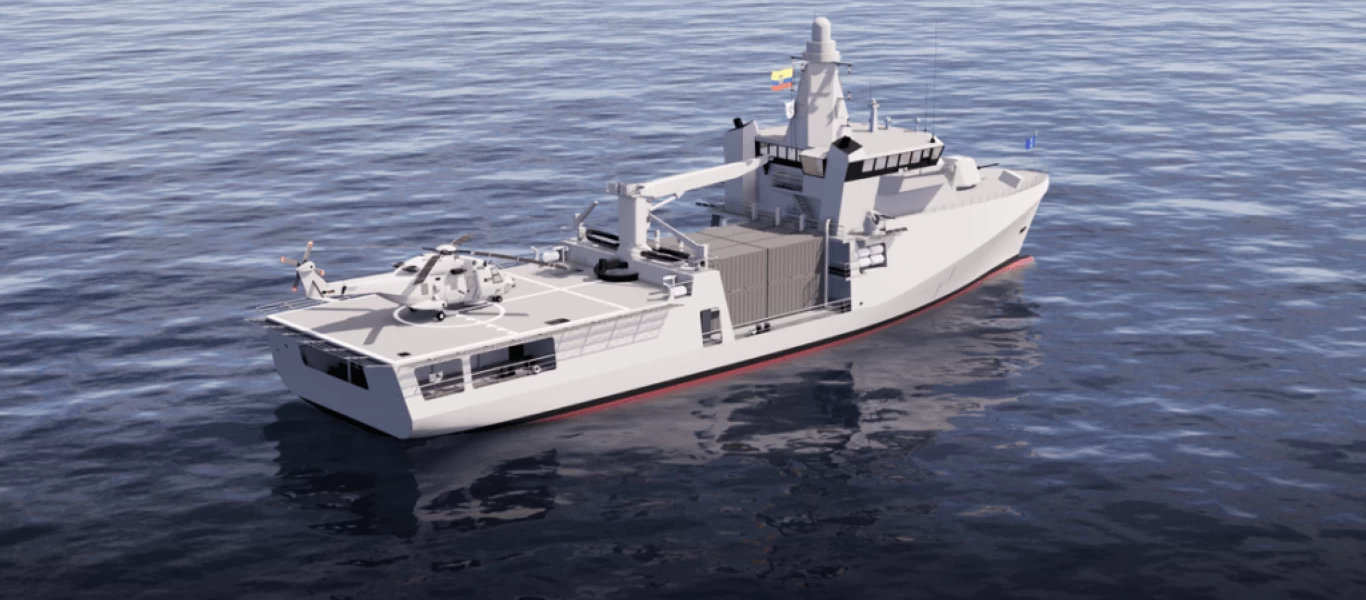 Το ναυτικό του Εκουαδόρ επιλέγει το  MPV70 MKII